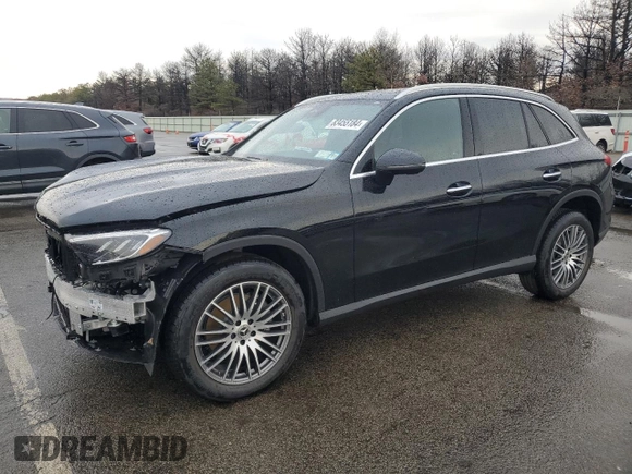 2025 Mercedes-Benz GLC with VIN W1NKM4HB9SF259122, listed as a Copart auction lot 83455184 with 1,135 mi miles and Salvage Title. Bid and sale history available at carsss.com. Image 1.