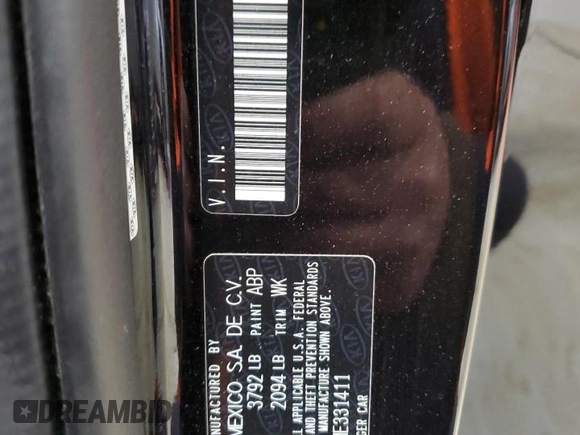 2021 Kia Forte GT-Line with VIN 3KPF34AD9ME331411, listed as a Copart auction lot 51669375 with 24,391 mi miles and Salvage Title. Bid and sale history available at carsss.com. Image 12.