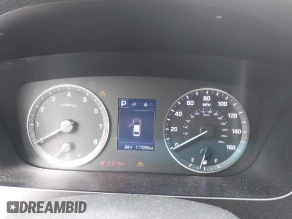 2017 Hyundai Sonata SE with VIN 5NPE24AF2HH572647, listed as a IAAI auction lot 40607675 with 117,259 mi miles and . Bid and sale history available at DreamBid. Image 7.