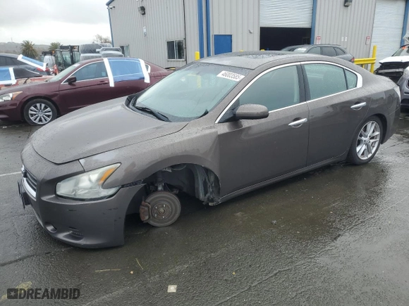 2012 Nissan Maxima 3.5 SV with VIN 1N4AA5AP1CC825273, listed as a Copart auction lot 46003585 with 202,175 mi miles and Clean Title. Bid and sale history available at carsss.com. Image 1.