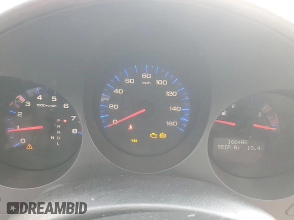 2005 Acura TL with VIN 19UUA66295A046326, listed as a Copart auction lot 54550935 with 166,408 mi miles and Salvage Title. Bid and sale history available at carsss.com. Image 9.