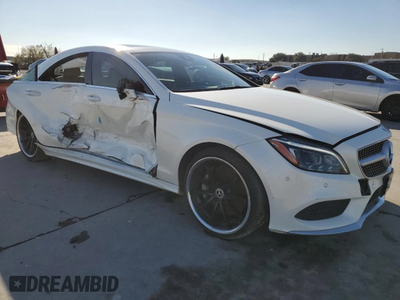 2018 Mercedes-Benz CLS-Class CLS 550 with VIN WDDLJ7DB3JA203996, listed as a Copart auction lot 82319813 with 78,253 mi miles and Salvage Title. Bid and sale history available at carsss.com. Image 4.