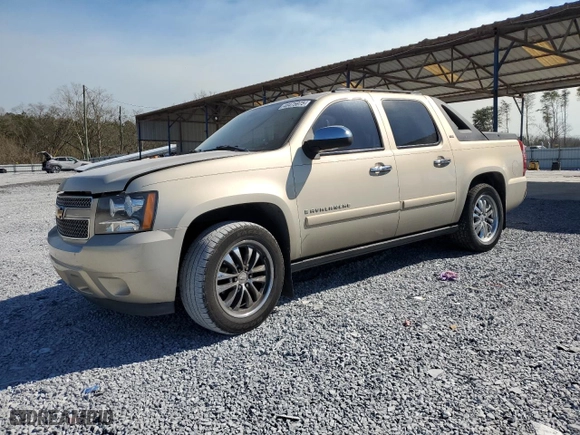 2008 Chevrolet Avalanche LTZ with VIN 3GNEC12098G146430, listed as a Copart auction lot 46475975 with 130,805 mi miles and Salvage Title. Bid and sale history available at carsss.com. Image 1.