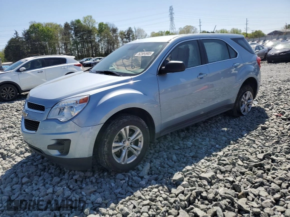 2015 Chevrolet Equinox LS with VIN 2GNALAEK7F6353158, listed as a Copart auction lot 52584905 with 107,861 mi miles and Salvage Title. Bid and sale history available at carsss.com. Image 1.