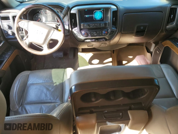 2015 Chevrolet Silverado 1500 LTZ with VIN 3GCUKSEC2FG504886, listed as a Copart auction lot 46433495 with 131,475 mi miles and Salvage Title. Bid and sale history available at DreamBid. Image 8.
