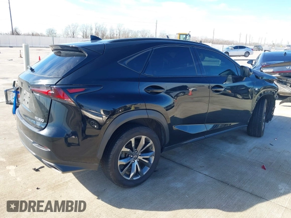 2020 Lexus NX 300 F Sport with VIN JTJJARBZ6L5008769, listed as a IAAI auction lot 41322079 with 72,179 mi miles and . Bid and sale history available at DreamBid. Image 4.