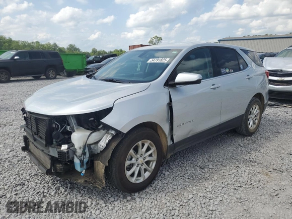 2019 Chevrolet Equinox LT z VIN 2GNAXKEV9K6131980, wystawiony jako Copart lot #54791825 z przebiegiem 32 815 mil mil oraz Szkoda całkowita • Salvage title. Historia ofert i sprzedaży dostępna na DreamBid. Obrazek 1.