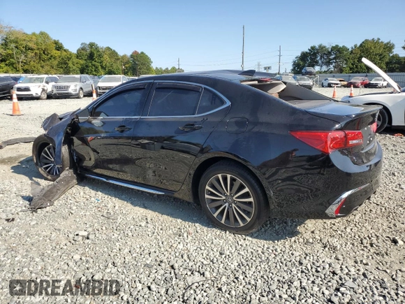 2018 Acura TLX w/Advance Pkg with VIN 19UUB3F77JA001807, listed as a Copart auction lot 71098594 with 83,510 mi miles and Salvage Title. Bid and sale history available at carsss.com. Image 2.