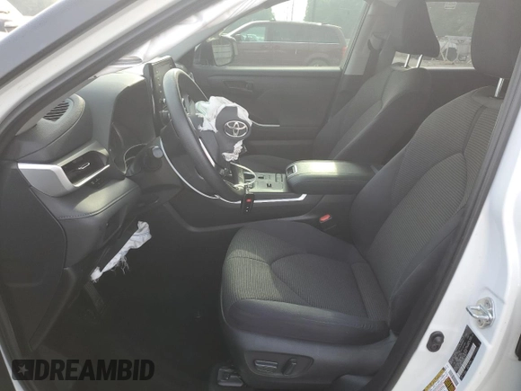 2020 Toyota Highlander L with VIN 5TDCZRAH2LS504059, listed as a Copart auction lot 54101495 with 53,974 mi miles and Salvage title. Bid and sale history available at DreamBid. Image 7.