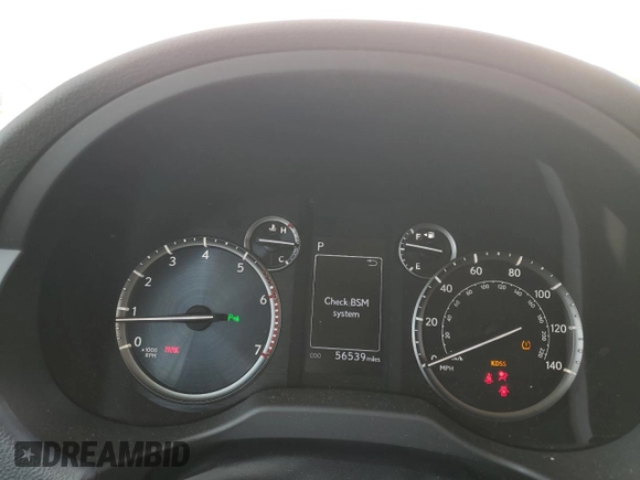 2021 Lexus GX 460 Premium with VIN JTJAM7BX9M5304123, listed as a Copart auction lot 57970025 with 56,539 mi miles and Salvage title. Bid and sale history available at DreamBid. Image 9.