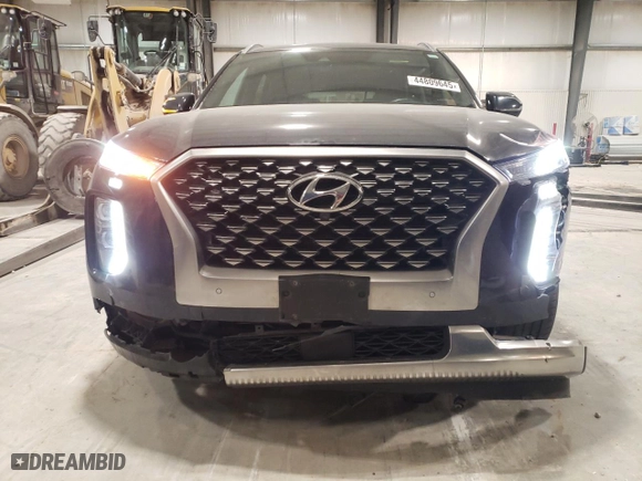2022 Hyundai Palisade Calligraphy with VIN KM8R7DHE9NU425996, listed as a Copart auction lot 44809645 with 69,050 mi miles and Salvage Title. Bid and sale history available at carsss.com. Image 5.