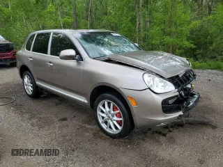 2004 Porsche Cayenne Turbo z VIN WP1AC29P44LA93499, wystawiony jako Copart lot #56761105 z przebiegiem Nie podano mil oraz Szkoda całkowita • Salvage title. Historia ofert i sprzedaży dostępna na DreamBid. Obrazek 4.