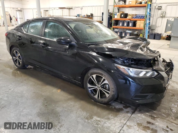 2021 Nissan Sentra SV z VIN 3N1AB8CV4MY279598, wystawiony jako Copart lot #80057934 z przebiegiem 75 208 mil mil oraz Szkoda całkowita • Salvage title. Historia ofert i sprzedaży dostępna na DreamBid. Obrazek 4.