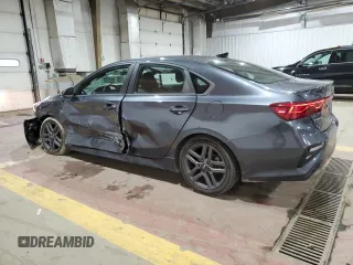 2021 Kia Forte GT-Line with VIN 3KPF34AD5ME273264, listed as a Copart auction lot 58869625 with 32,569 mi miles and Salvage title. Bid and sale history available at DreamBid. Image 2.