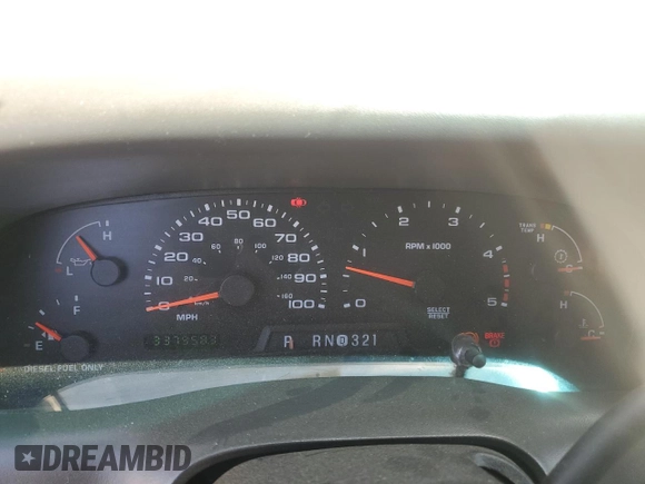 2004 Ford F-250 XL with VIN 1FTNW21P44EA81153, listed as a Copart auction lot 63841495 with 337,958 mi miles and Salvage title. Bid and sale history available at DreamBid. Image 9.