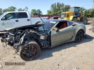 2019 Chevrolet Corvette Grand Sport 1LT with VIN 1G1YW2D72K5118733, listed as a Copart auction lot 70536554 with 68,062 mi miles and Salvage title. Bid and sale history available at DreamBid. Image 1.
