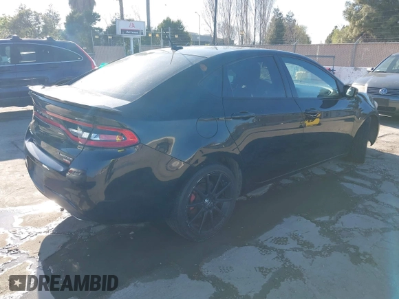 2013 Dodge Dart Limited with VIN 1C3CDFCH5DD296528, listed as a IAAI auction lot 41763179 with 132,597 mi miles. Bid and sale history available at carsss.com. Image 4.