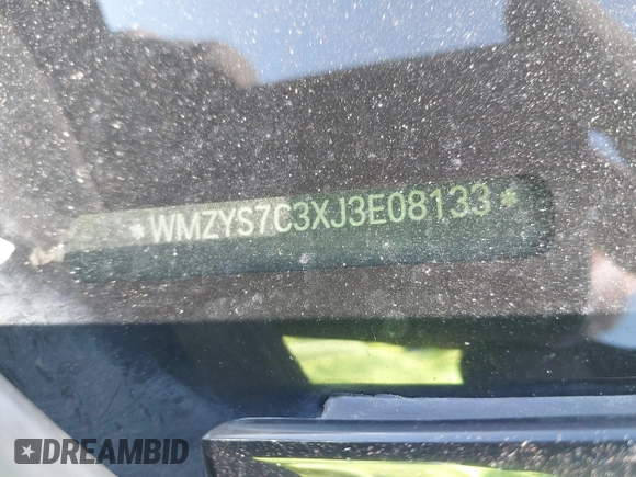 2018 MINI Countryman Cooper z VIN WMZYS7C3XJ3E08133, wystawiony jako IAAI lot #42623073 z przebiegiem 170 589 mil mil oraz . Historia ofert i sprzedaży dostępna na DreamBid. Obrazek 9.