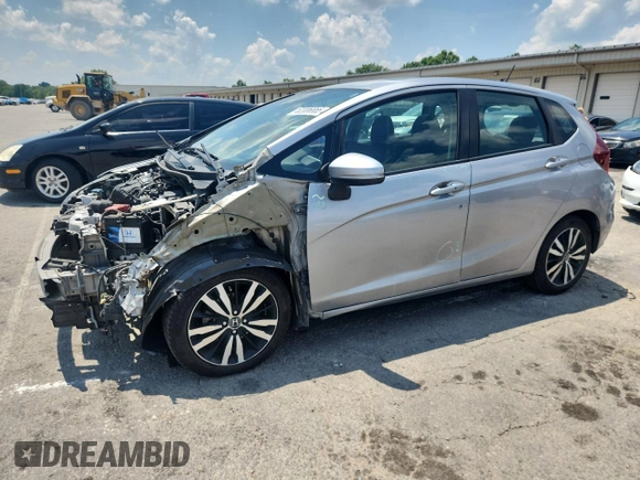 2018 Honda Fit EX with VIN 3HGGK5H8XJM717991, listed as a Copart auction lot 62086665 with 60,763 mi miles and Salvage title. Bid and sale history available at DreamBid. Image 1.