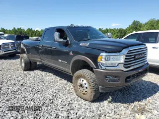 2021 Ram 3500 Longhorn with VIN 3C63RRKL0MG703041, listed as a Copart auction lot 61669834 with 47,807 mi miles and Salvage Title. Bid and sale history available at carsss.com. Image 4.