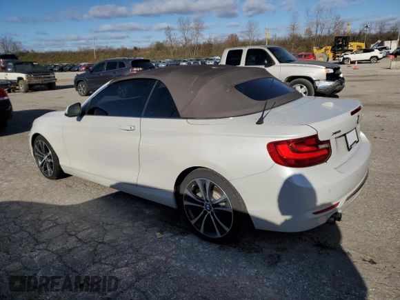 2016 BMW 2 Series 228i xDrive with VIN WBA1L9C52GV767480, listed as a Copart auction lot 81527284 with 91,066 mi miles and Salvage Title. Bid and sale history available at carsss.com. Image 2.