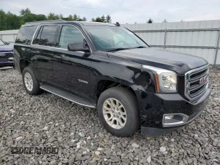 2017 GMC Yukon SLT with VIN 1GKS2BKC2HR174637, listed as a Copart auction lot 58534834 with 91,233 mi miles and Salvage Title. Bid and sale history available at carsss.com. Image 4.
