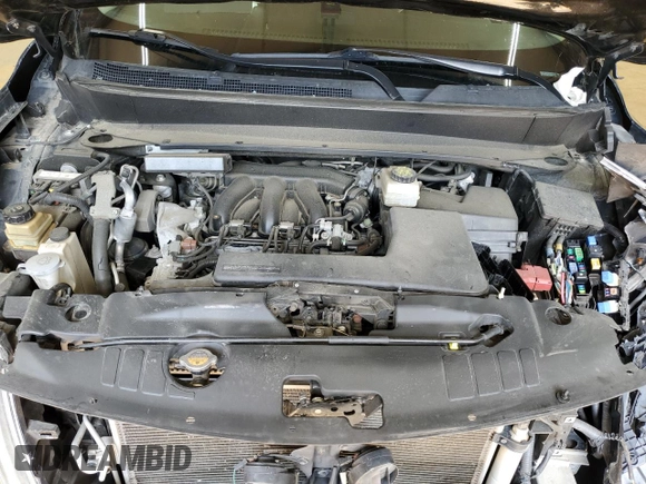 2016 Nissan Pathfinder SV z VIN 5N1AR2MM1GC644808, wystawiony jako Copart lot #56717085 z przebiegiem Nie podano mil oraz Szkoda całkowita • Salvage title. Historia ofert i sprzedaży dostępna na DreamBid. Obrazek 12.