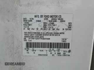 2007 Ford F-150 XL с VIN 1FTRF12W77KB41949, выставлен на аукционе Copart как лот 63021605 с пробегом 383 514 миль миль и Списание • Salvage title. История ставок и продаж доступна на DreamBid. Изображение 12.