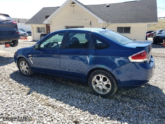 2008 Ford Focus SE with VIN 1FAHP35NX8W243561, listed as a Copart auction lot 51005825 with 117,396 mi miles and Salvage Title. Bid and sale history available at carsss.com. Image 2.