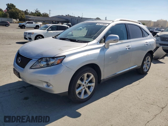 2011 Lexus RX 350 with VIN JTJBK1BA2B2012704, listed as a Copart auction lot 64212805 with 99,079 mi miles and Salvage title. Bid and sale history available at DreamBid. Image 1.