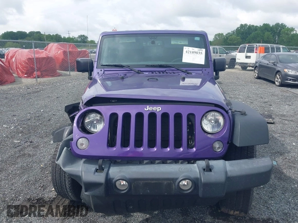 2017 Jeep Wrangler Sport with VIN 1C4AJWAG1HL633794, listed as a IAAI auction lot 42189035 with 90,139 mi miles and . Bid and sale history available at DreamBid. Image 12.