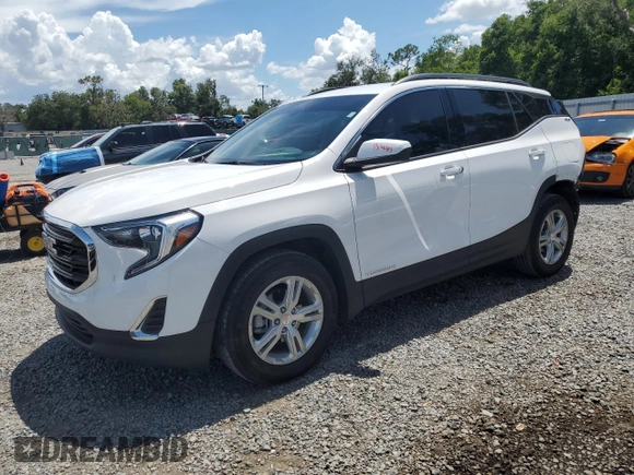2020 GMC Terrain SLE with VIN 3GKALMEV0LL301726, listed as a Copart auction lot 61779595 with 42,015 mi miles and Salvage title. Bid and sale history available at DreamBid. Image 1.