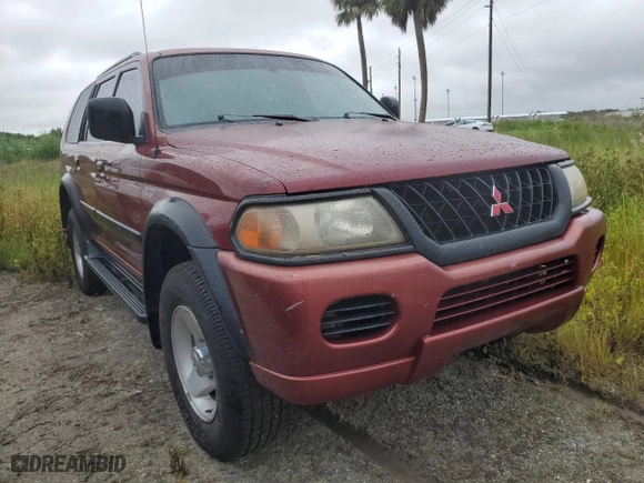 2001 Mitsubishi Montero Sport ES with VIN JA4LS21H01P063609, listed as a Copart auction lot 74446394 with NaN miles and Salvage Title. Bid and sale history available at carsss.com. Image 4.