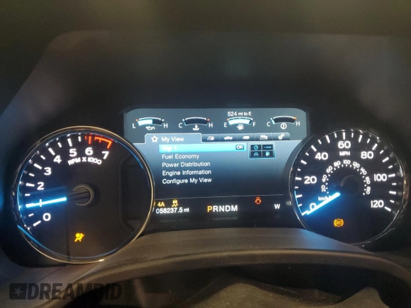 2020 Ford F-150 XL with VIN 1FTFX1E54LFB69519, listed as a Copart auction lot 46120775 with 58,237 mi miles and Non Repairable. Bid and sale history available at carsss.com. Image 9.