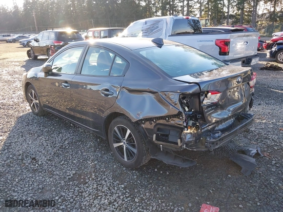 2020 Subaru Impreza Premium with VIN 4S3GKAD63L3604383, listed as a IAAI auction lot 41248219 with 28,108 mi miles. Bid and sale history available at carsss.com. Image 3.