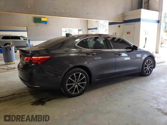 2015 Acura TLX V6 Tech with VIN 19UUB2F54FA003630, listed as a Copart auction lot 49121895 with 171,987 mi miles and Salvage Title. Bid and sale history available at carsss.com. Image 3.