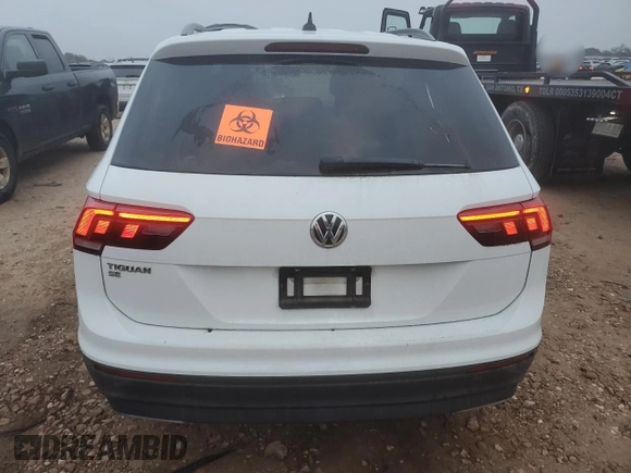 2019 Volkswagen Tiguan SE with VIN 3VV3B7AX4KM027487, listed as a Copart auction lot 84327454 with 70,227 mi miles and Salvage Title. Bid and sale history available at DreamBid. Image 6.