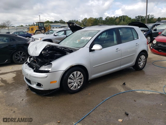 2007 Volkswagen Rabbit with VIN WVWDR71K87W009407, listed as a Copart auction lot 72890914 with 75,745 mi miles and Non Repairable. Bid and sale history available at carsss.com. Image 1.