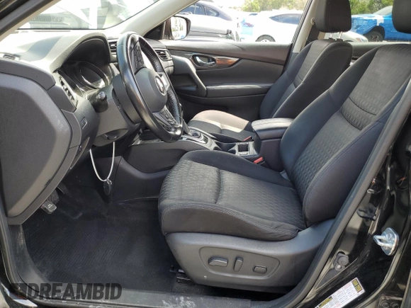 2018 Nissan Rogue SV with VIN JN8AT2MV9JW349335, listed as a Copart auction lot 52323385 with 74,461 mi miles and Salvage Title. Bid and sale history available at carsss.com. Image 7.