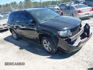 2016 Jeep Compass Sport with VIN 1C4NJCBA1GD792303, listed as a IAAI auction lot 41845915 with 152,900 mi miles. Bid and sale history available at carsss.com. Image 1.