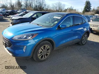 2021 Ford Escape SEL with VIN 1FMCU9H9XMUB02165, listed as a Copart auction lot 44816935 with 35,305 mi miles and Salvage Title. Bid and sale history available at DreamBid. Image 1.