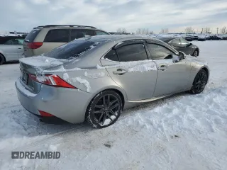 2015 Lexus IS 250 with VIN JTHCF1D28F5015935, listed as a Copart auction lot 83151654 with 147,964 mi miles and Salvage title. Bid and sale history available at DreamBid. Image 3.