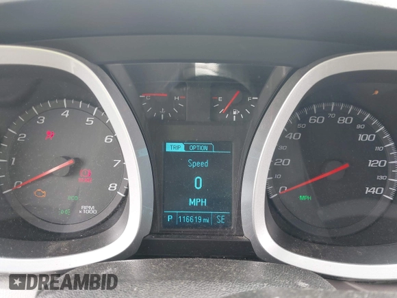 2013 Chevrolet Equinox LT z VIN 2GNALDEK9D6418865, wystawiony jako IAAI lot #42213982 z przebiegiem 116 619 mil mil oraz . Historia ofert i sprzedaży dostępna na DreamBid. Obrazek 7.