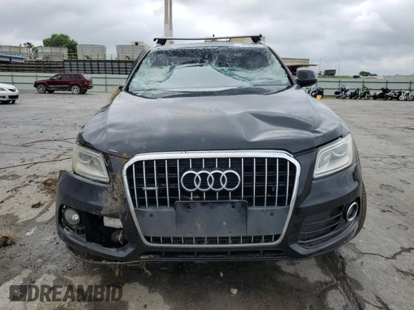 2013 Audi Q5 Premium Plus with VIN WA1LFAFP0DA007899, listed as a Copart auction lot 61058055 with Not provided miles and Salvage title. Bid and sale history available at DreamBid. Image 5.