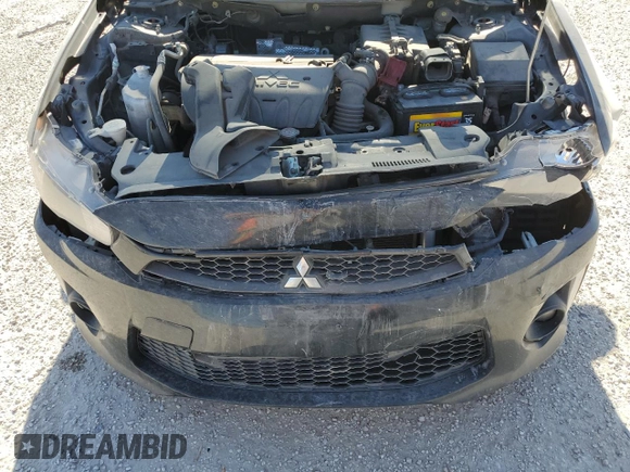 2017 Mitsubishi Lancer ES with VIN JA32U2FU6HU010960, listed as a Copart auction lot 72648074 with 107,524 mi miles and Salvage Title. Bid and sale history available at carsss.com. Image 11.