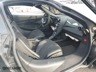2021 McLaren 765LT with VIN SBM14RCA3MW765344, listed as a IAAI auction lot 40934179 with 10,900 mi miles. Bid and sale history available at carsss.com. Image 8.