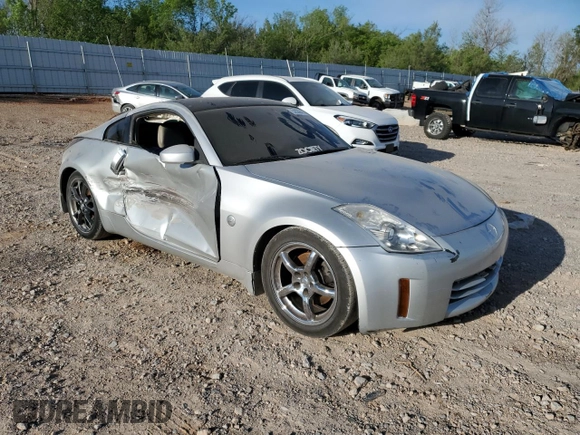 2008 Nissan 350Z Enthusiast with VIN JN1BZ34E98M750767, listed as a Copart auction lot 52338475 with 156,222 mi miles and Salvage Title. Bid and sale history available at carsss.com. Image 4.