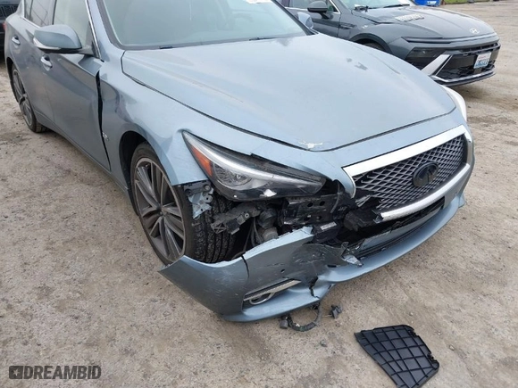 2017 Infiniti Q50 3.0t Premium with VIN JN1EV7AP1HM743432, listed as a IAAI auction lot 41777874 with 94,354 mi miles. Bid and sale history available at carsss.com. Image 6.