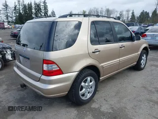 2002 Mercedes-Benz M 320/430/500 with VIN 4JGAB75E32A330347, listed as a IAAI auction lot 41929140 with 227,727 mi miles and . Bid and sale history available at DreamBid. Image 4.