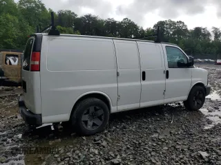 2013 Chevrolet Express Cargo z VIN 1GCSGAFX5D1164407, wystawiony jako Copart lot #56353205 z przebiegiem 166 202 mil mil oraz Szkoda całkowita • Salvage title. Historia ofert i sprzedaży dostępna na DreamBid. Obrazek 3.